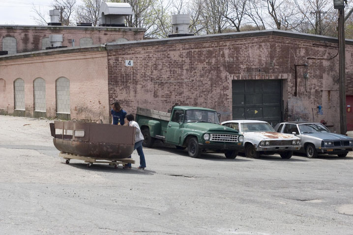 the boat that was a horse trailer