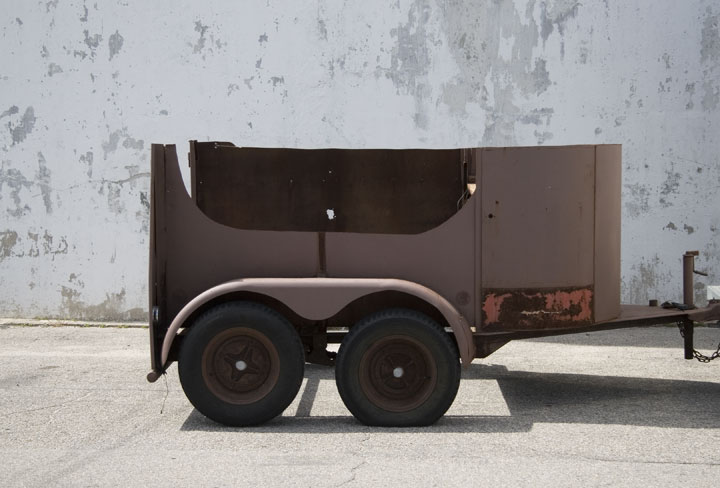 the boat that was a horse trailer